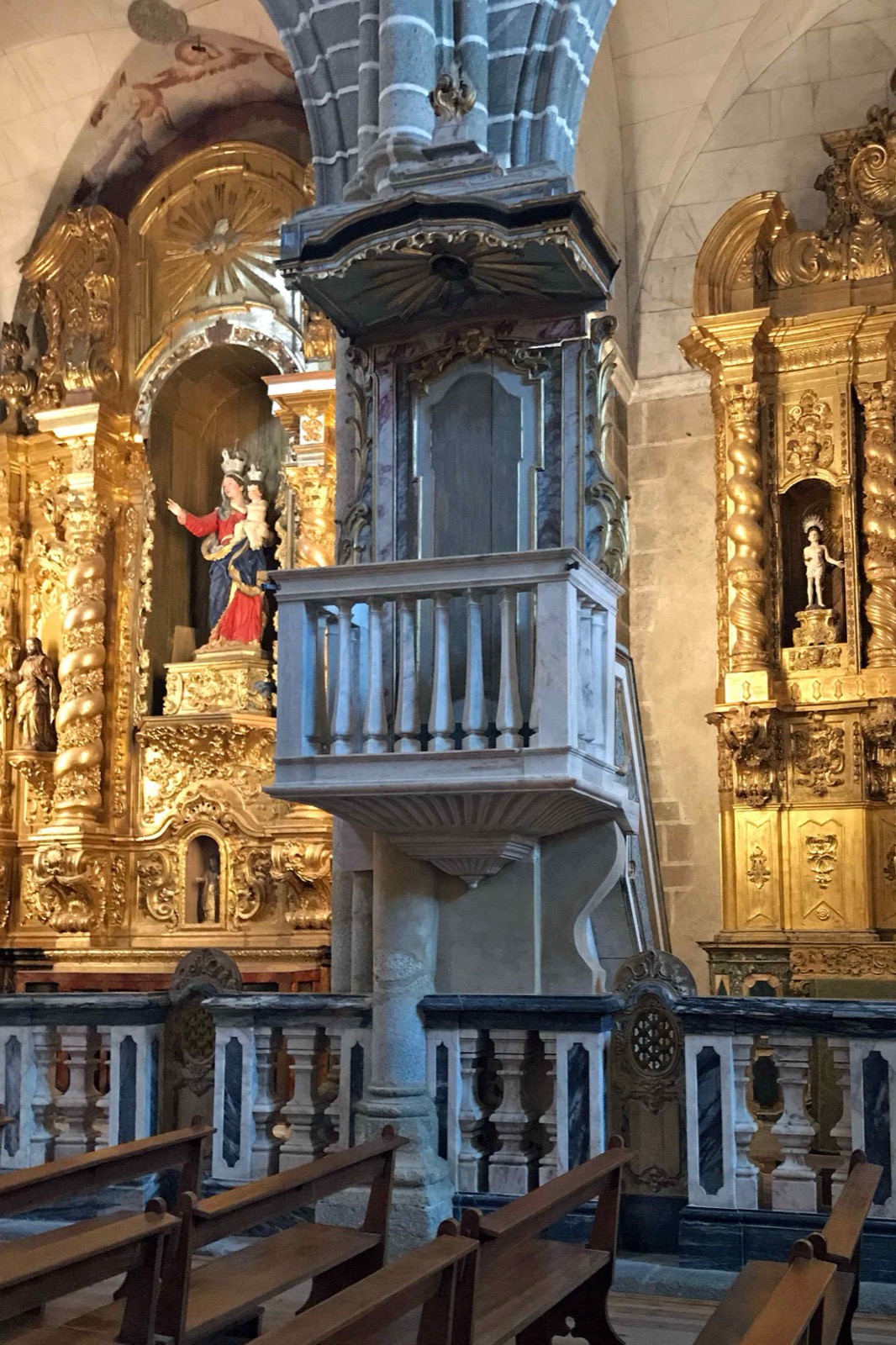 Pulpit at Igreja de Sao Francisco, Evora