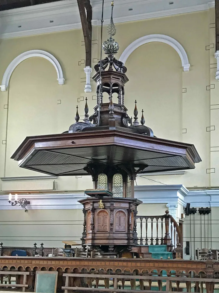 Pulpit at Nieuwe Kerk, Katwijk aan Zee