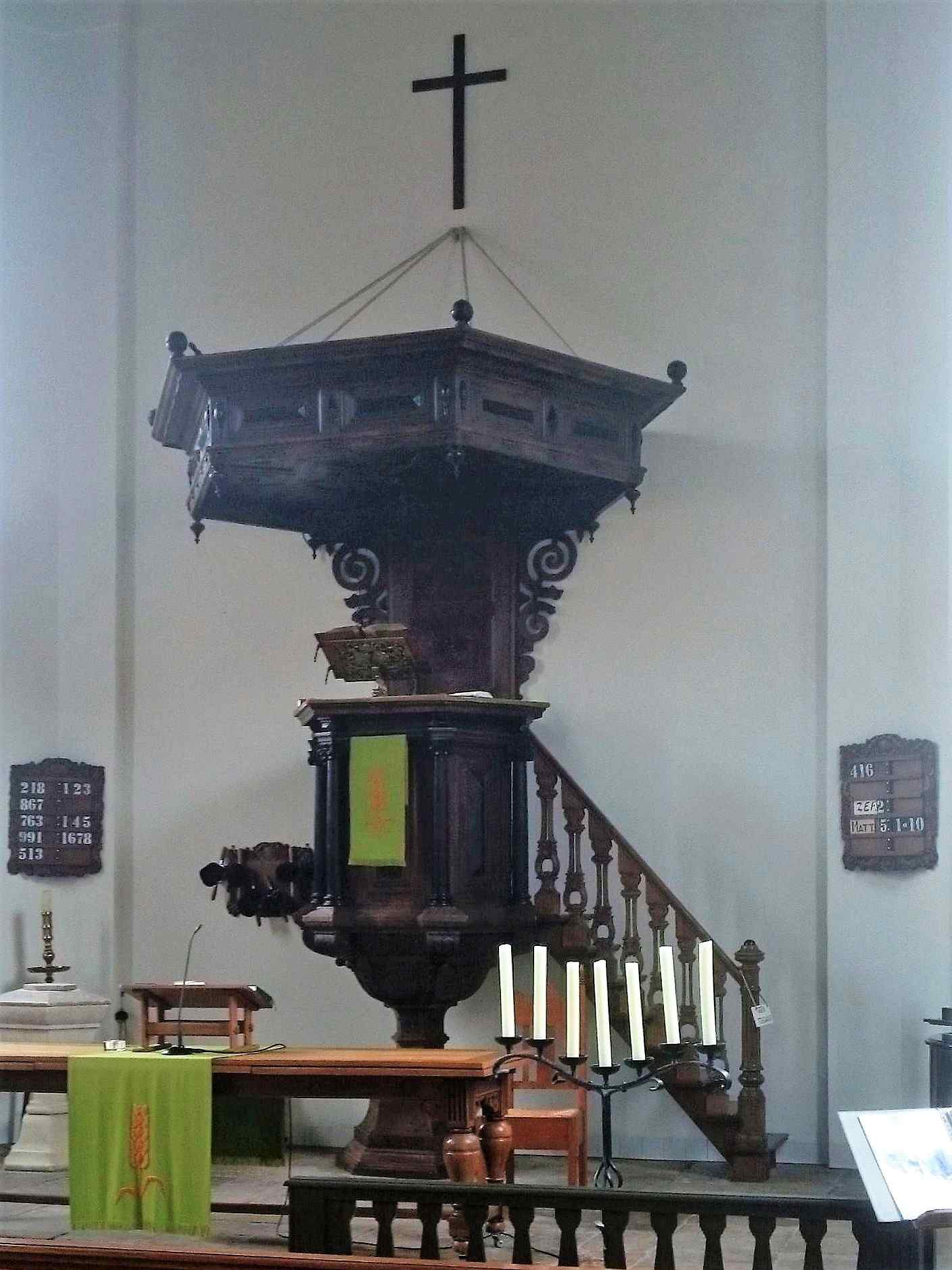 Preekstoel in Nederlands Hervormde Kerk, Ootmarsum
