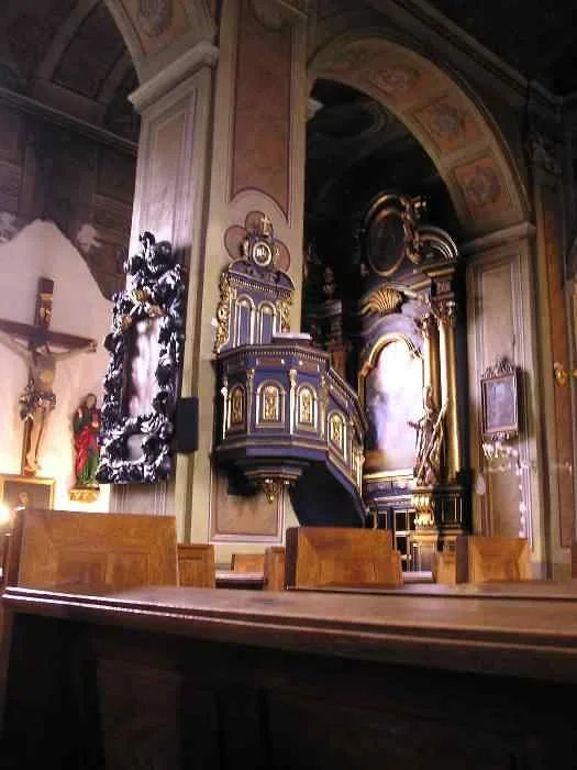 Pulpit at Sw Klemensa, Wieliczka