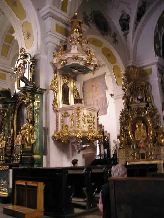 Pulpit at Bazylika Sw. Mikolaja, Bochnia