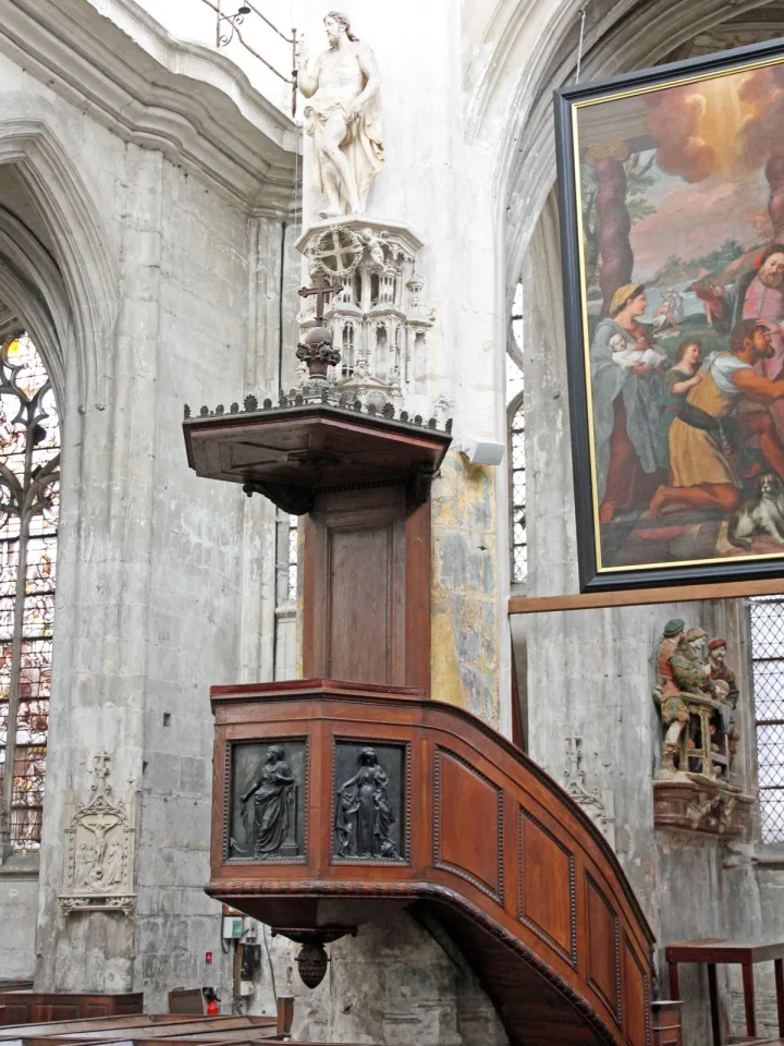 Preekstoel in Saint Panthaleon, Troyes