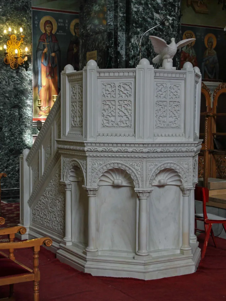 Preekstoel in Saint Demetrios, Thessaloniki