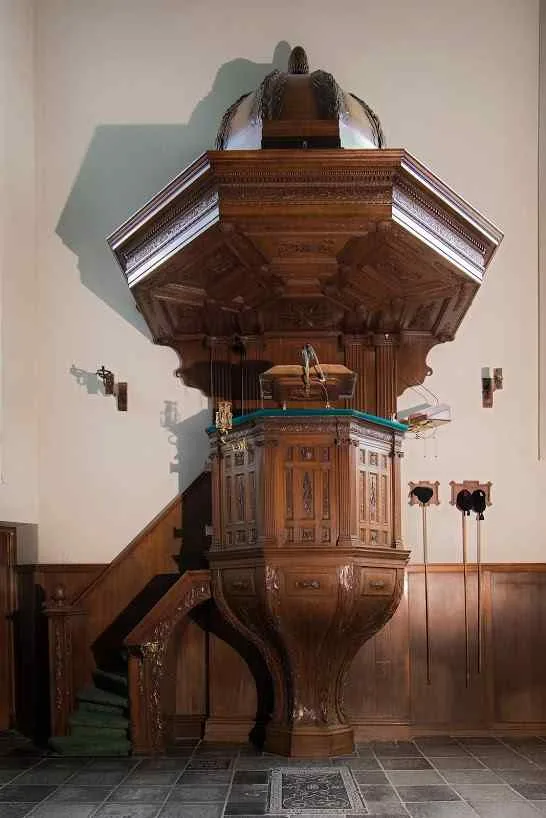 Pulpit at NH Dorpskerk, Wateringen