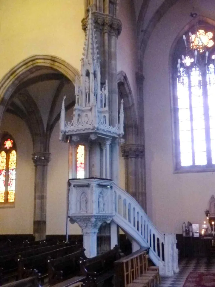 Preekstoel in Notre Dame du Bas, Ronchamp