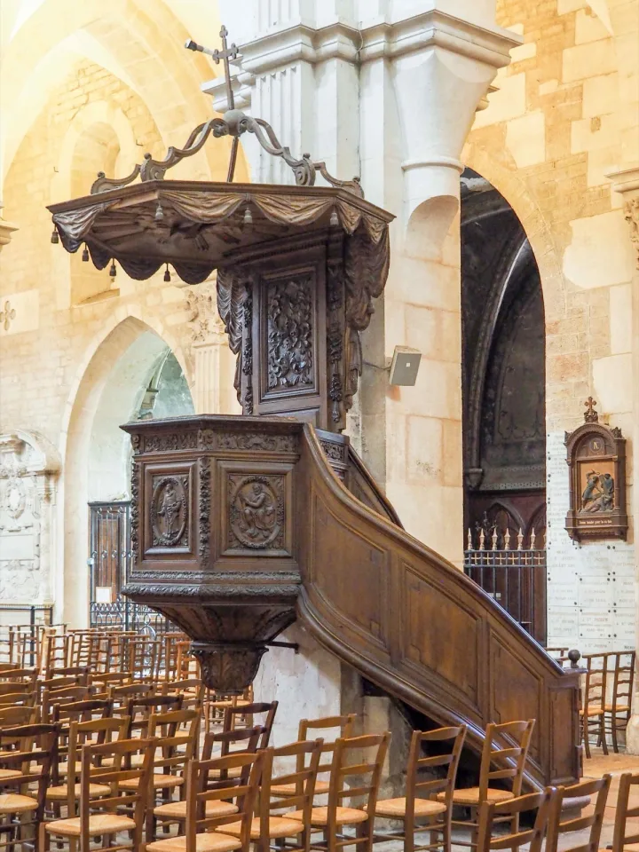 Pulpit at Collegiale Notre Dame, Beaune