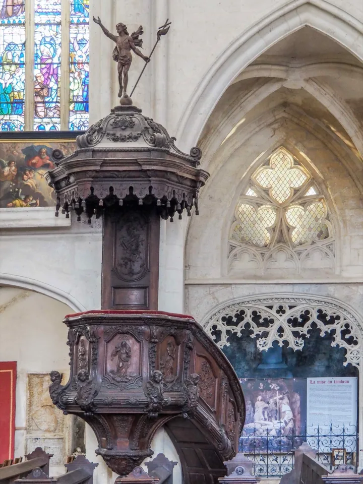 Pulpit at Saint Laurent, Pont a Mousson